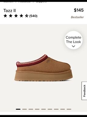 UGG Tazz II Slip-On Clog in Chestnut with Red Trim 7